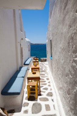 Restoranın açık tablolar