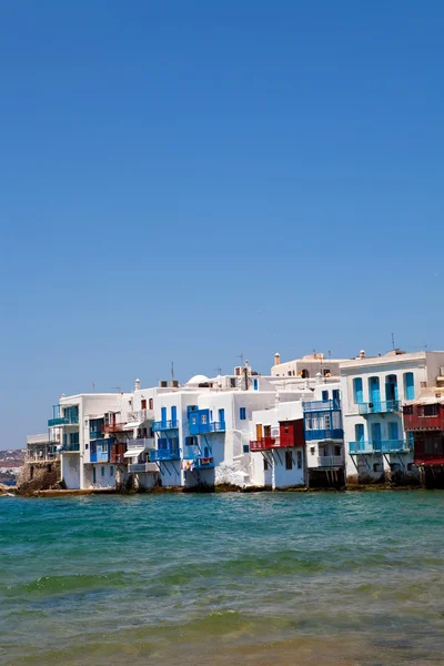 Klein Venetië, Mykonos, Griekenland — Stockfoto