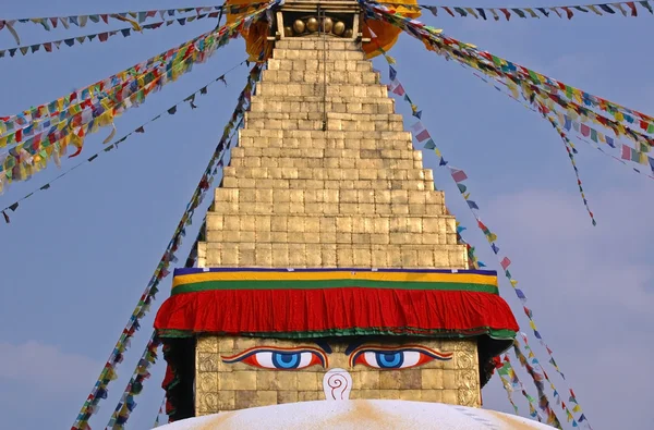 Boudhanath stupa, Katmandú — Foto de Stock