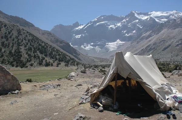 Пастушья палатка — стоковое фото