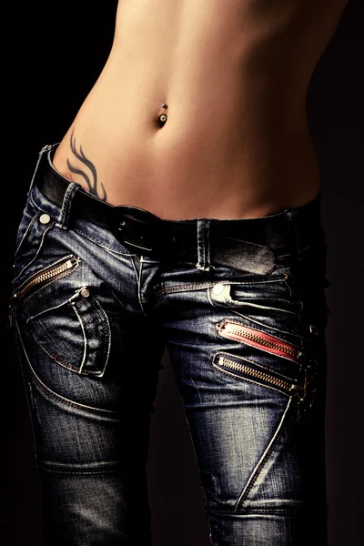 En jeans — Foto de Stock