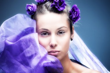 Purple beauty clipart