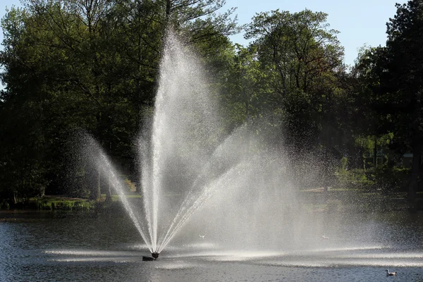 Stock image Springbrunnen in einem Park im Fr