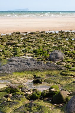 Weizhou island beach and xieyang island clipart