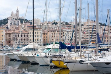 Vieux port of marseille clipart