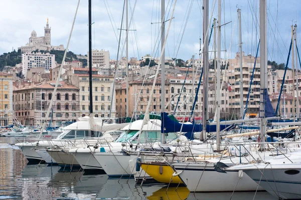 Puerto de Vieux de Marsella — Foto de Stock