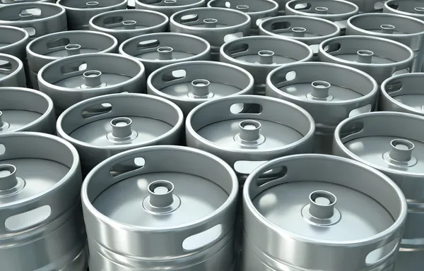 Cerveza barriles — Foto de Stock