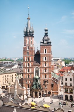 St. Mary's church in Krakow clipart