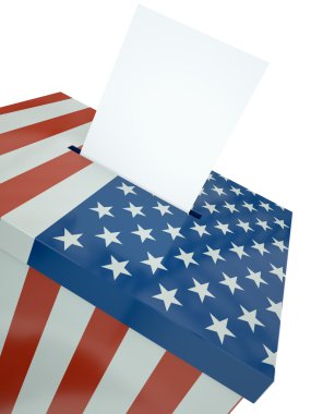 US ballot clipart