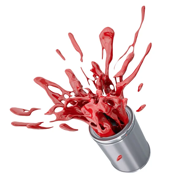 stock image Red paint