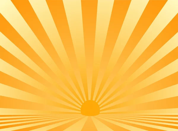 黄色太阳背景 — 图库矢量图片#