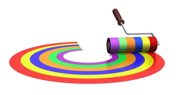 Rainbow roller — Stock Photo, Image