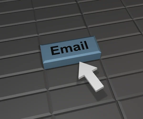 E-mail gombra — Stock Fotó