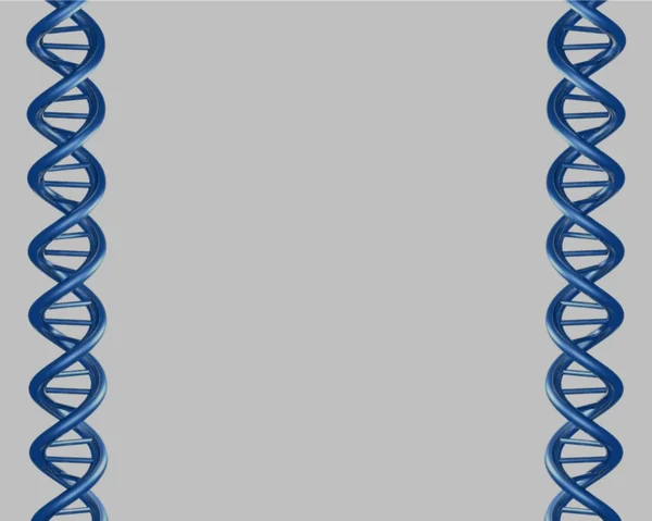 DNA blauw — Stockfoto