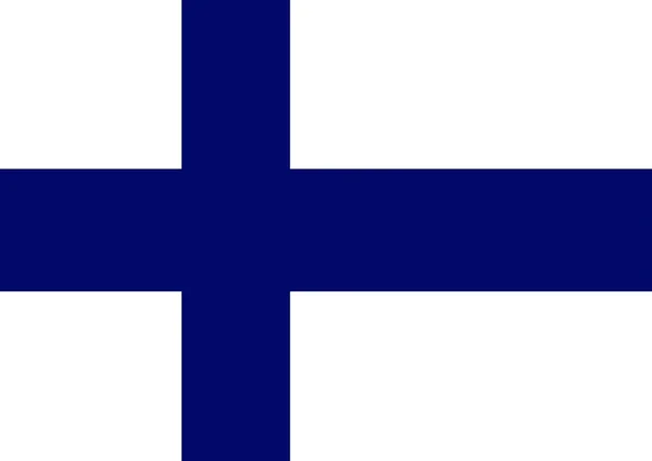 Bandeira da Finlândia — Fotografia de Stock