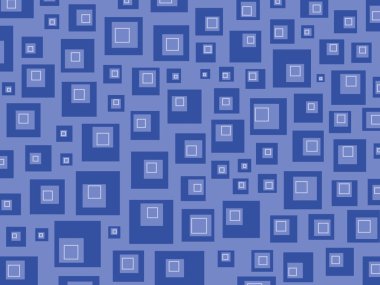 Retro squares blues clipart