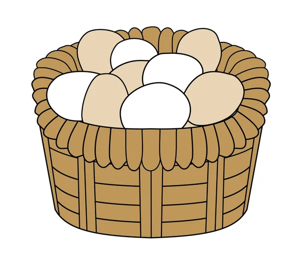 Koszyk jaj — Zdjęcie stockowe