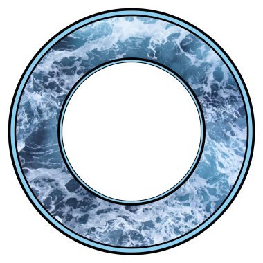 Water frame clipart