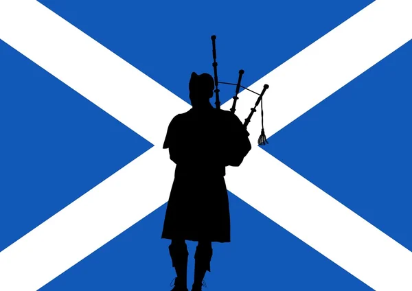 Skotské dudy — Stock fotografie