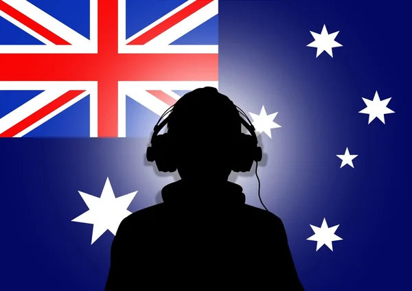 Australien musik — Stockfoto