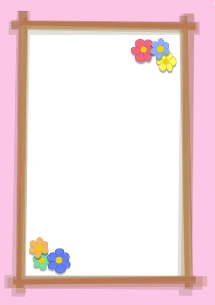 Pink frame — Stock Photo, Image