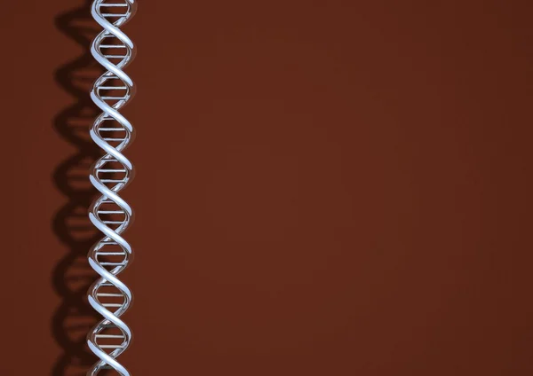 DNA cromado — Fotografia de Stock