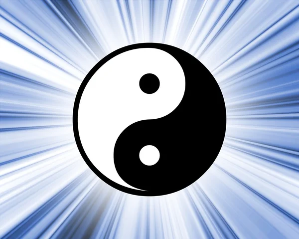 Símbolo yin yang —  Fotos de Stock