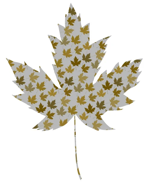 Retro Maple leaf — Stock Photo, Image