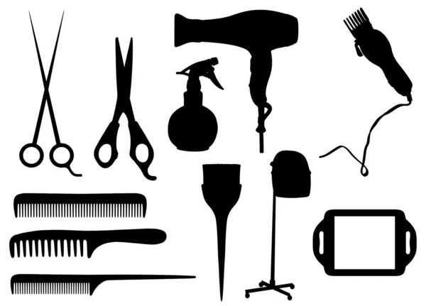 Objetos de cabeleireiro — Fotografia de Stock
