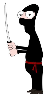 Ninja character clipart