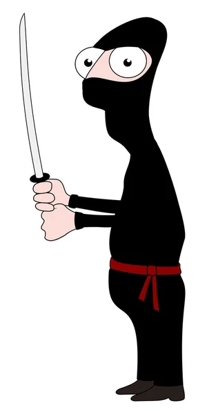 Personagem ninja — Fotografia de Stock