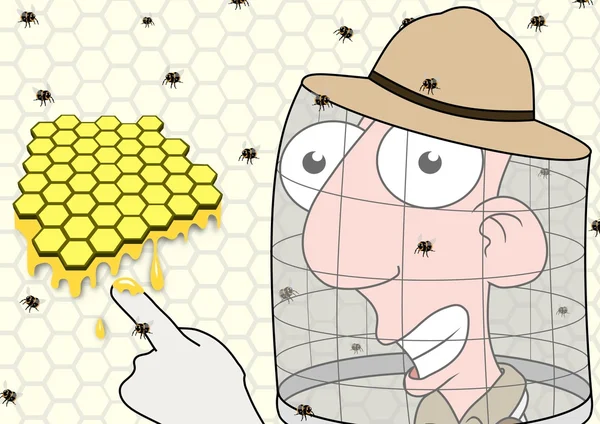 養蜂家を指す — ストック写真