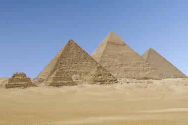 Great pyramids of Giza clipart