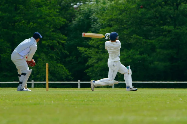 Kriket oyuncusu — Stok fotoğraf