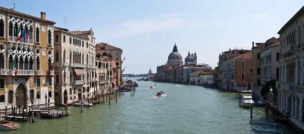 stock image View of Santa Maria della Salute from Ponte dell'Accademia, Venice