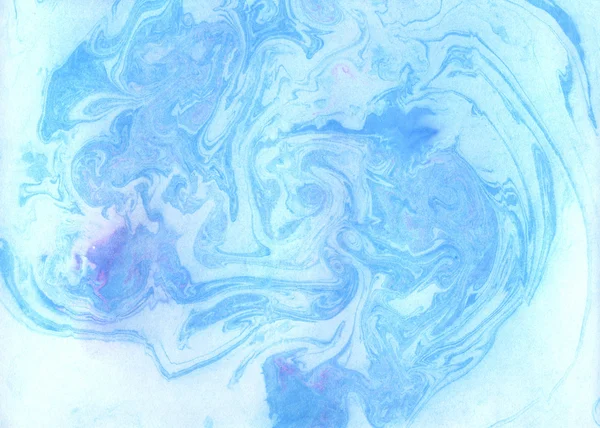 Abstrakt fantastiska blu? bakgrund från färg — Stockfoto