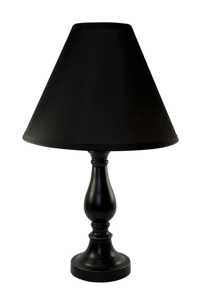 Black Lamp Isolated — Stok fotoğraf
