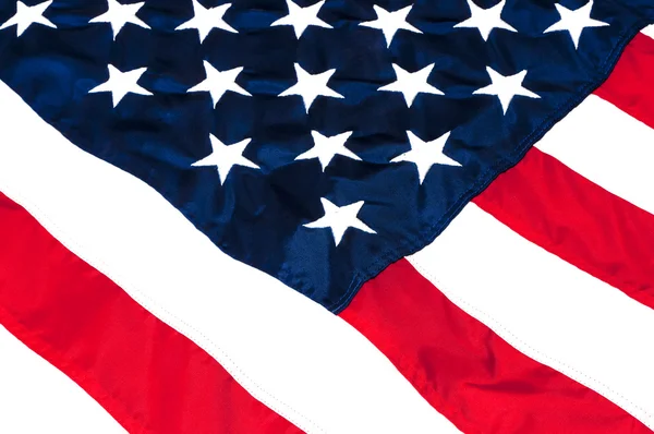 Bandeira americana closeup — Fotografia de Stock