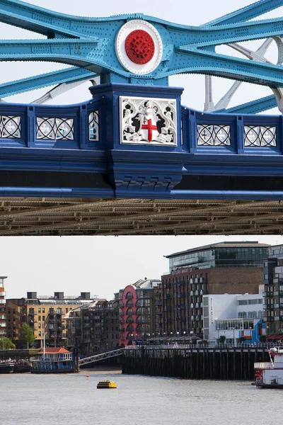 Tower Bridge of London sign — Stock Photo, Image