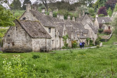 Arlington Row in Bibury in the Cotswolds, UK clipart