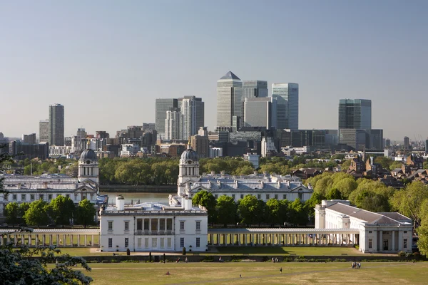 Panorama de Londres das colinas de Greenwich . — Fotografia de Stock