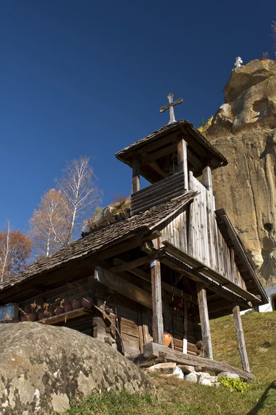 Biara Corbii de piatra, foto yang diambil di Rumania — Stok Foto