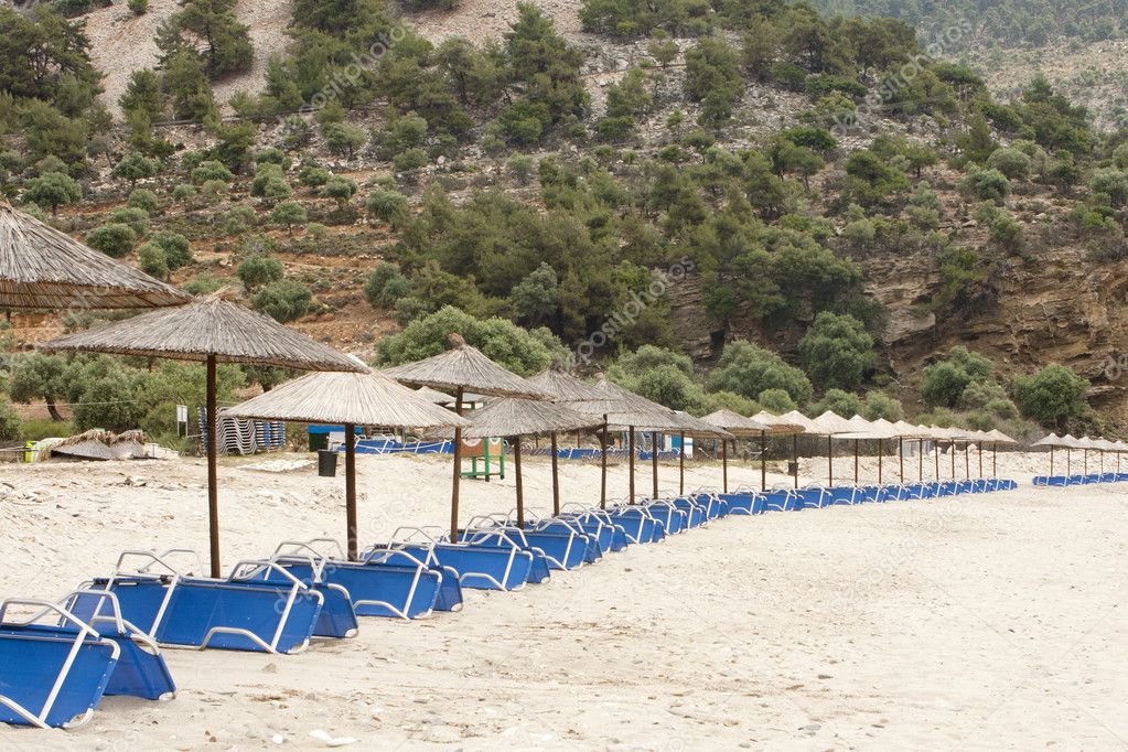 Ready for summer season, Livadi Beach - Thassos Island