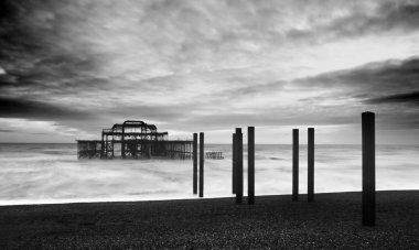 The Brighton West Pier clipart