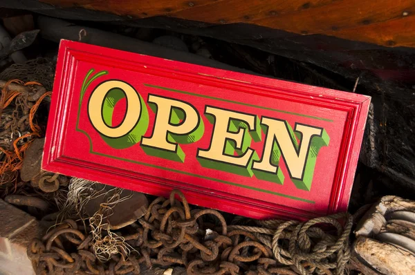 Open sign — Stock Photo, Image