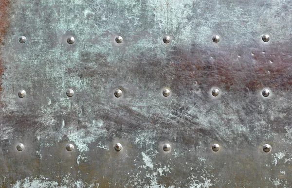 Detalhe de uma porta de bronze — Fotografia de Stock