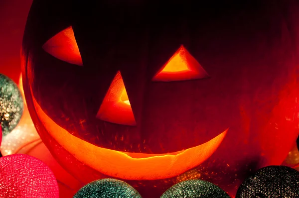 Lanterna de Halloween — Fotografia de Stock
