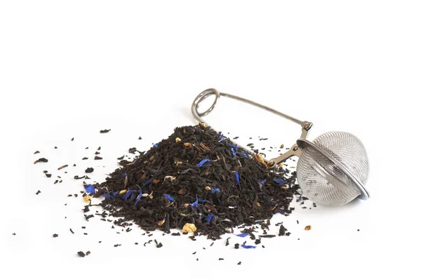 Chá perfumado e bola de chá — Fotografia de Stock