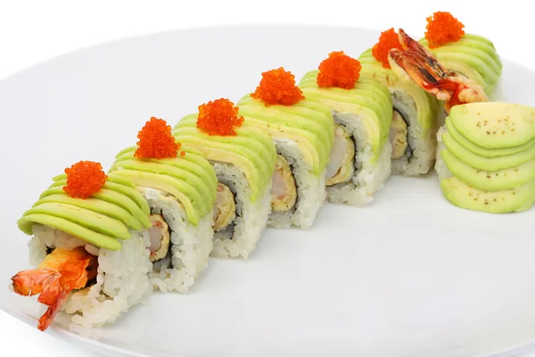 Dragon avokado Sushi — Photo