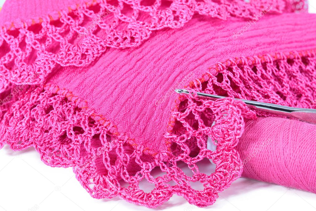 Knitting, sewing, crochet and lace